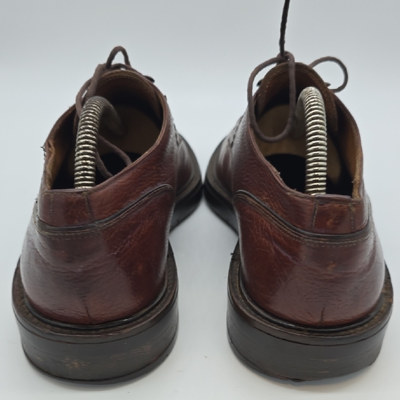 Cole Haan Dark Brown Pebbled Leather Lace-Up Derbys main image 5
